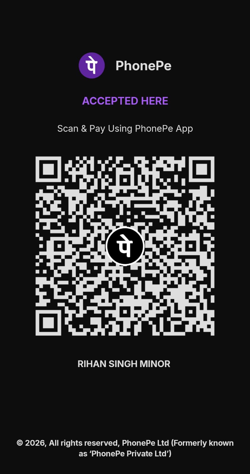 QR Code Donation
